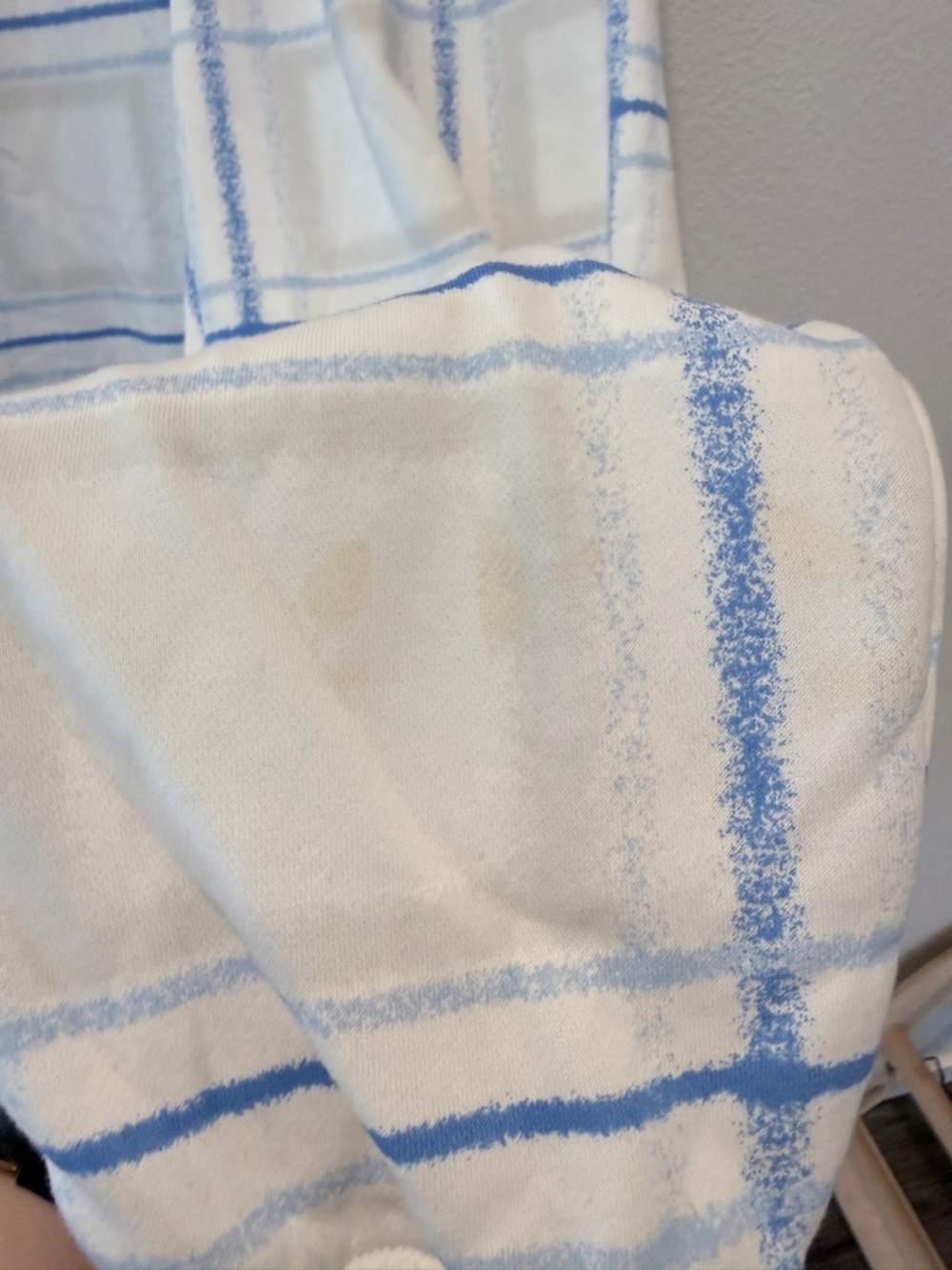 Air Jordan Sweatpants Joggers Men's M Holiday Plaid FV7462-100 White Blue - Picture 12 of 13